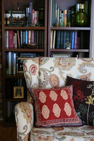 Spice Route ~ Red Orange Moroccan Throw Pillow Cushion Cover Spice Route ~ Red Orange Moroccan Throw Pillow Cushion Cover