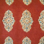 Orange cream bedskirts