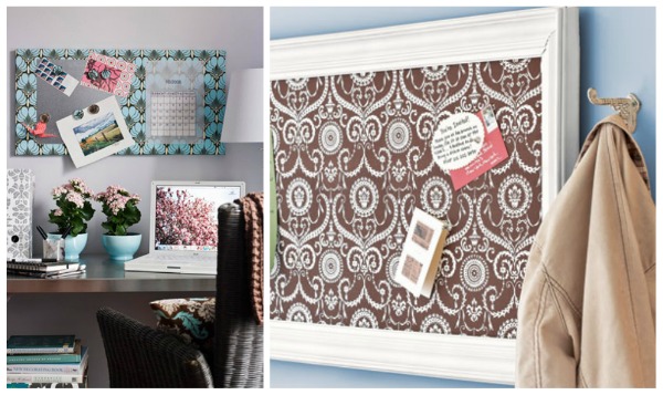 DIY bulletin boards DIY organization