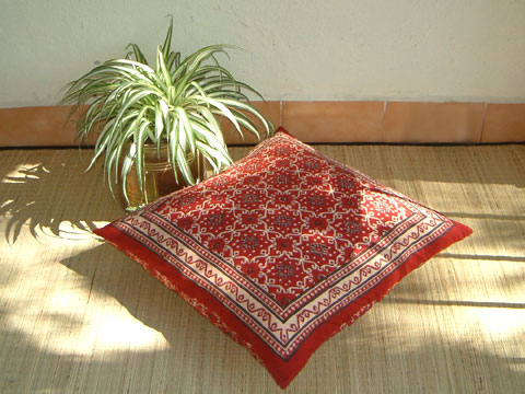 Ruby Kilim euro shams