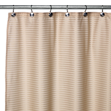 Tan shower curtain liner