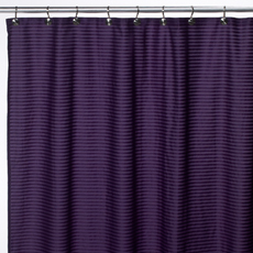Purple shower curtain liner