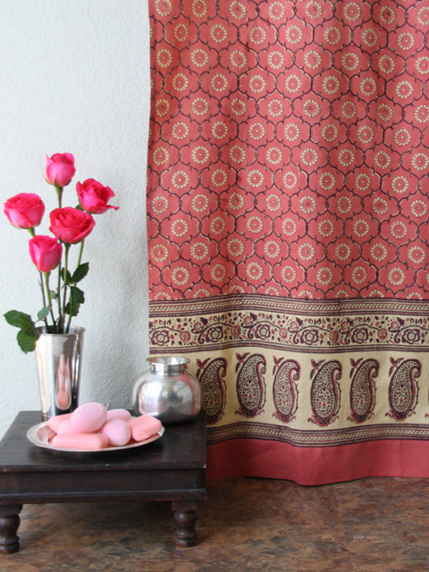 India Rose shower curtain
