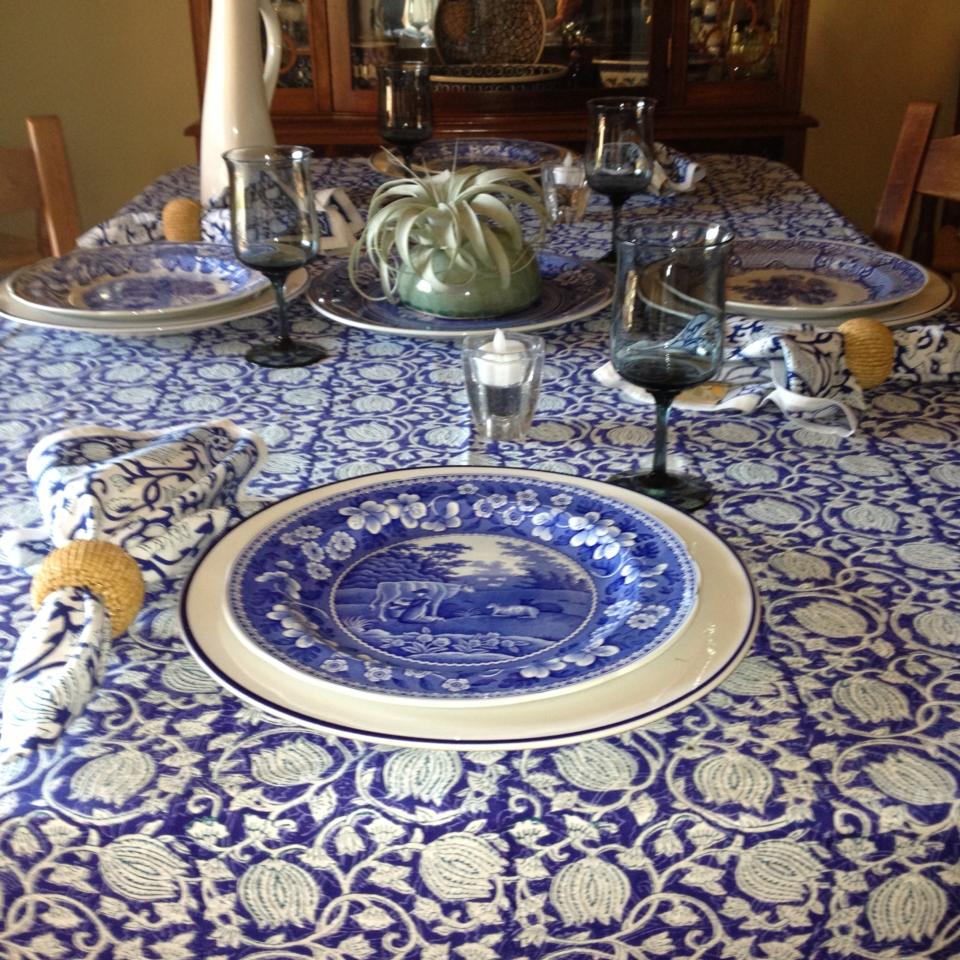 Midnight Lotus Napkins