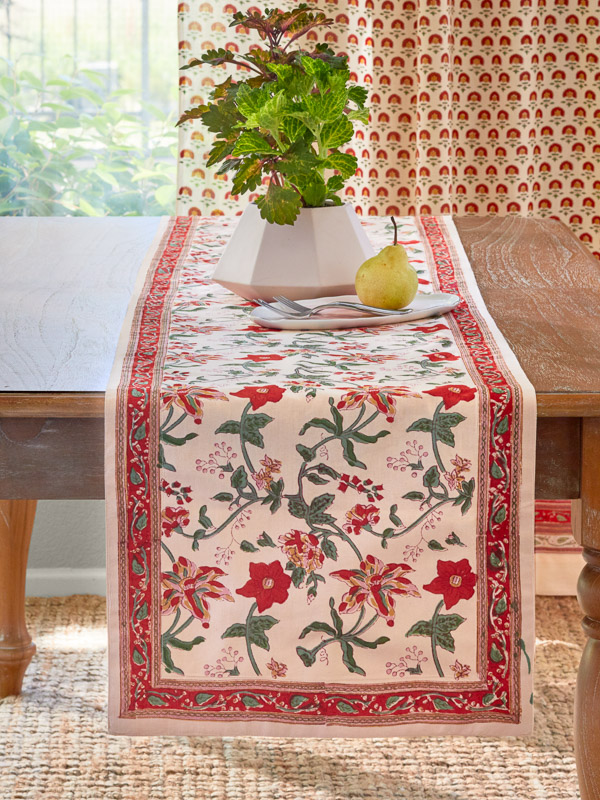 Tropical Garden Table Runner
