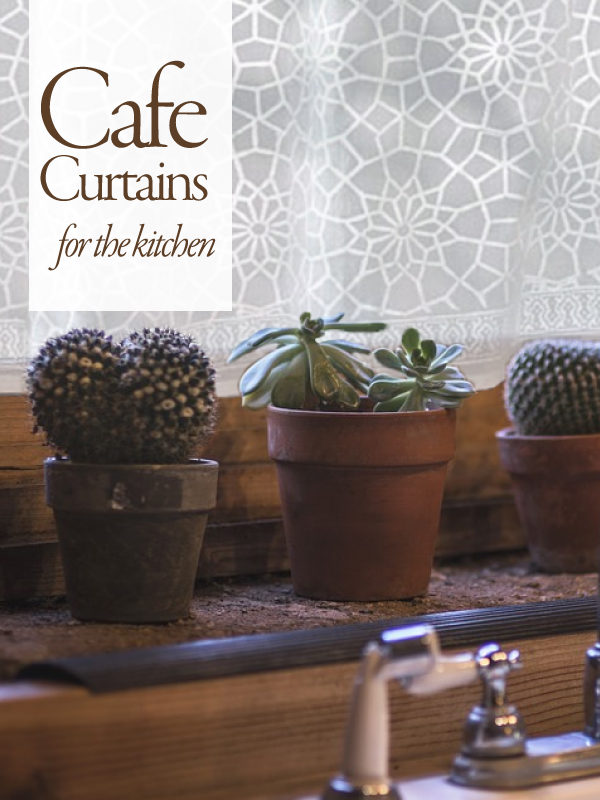 cafe curtains for kitchen over sink