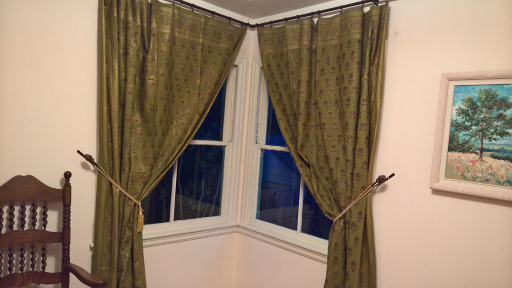 green gold curtain panels, thick curtains