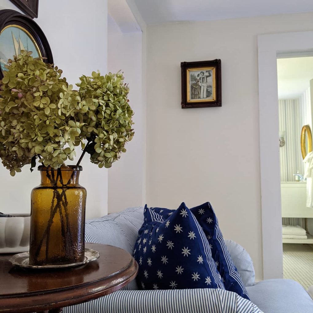 coastal cottage style living room from Little Eastham Cottage