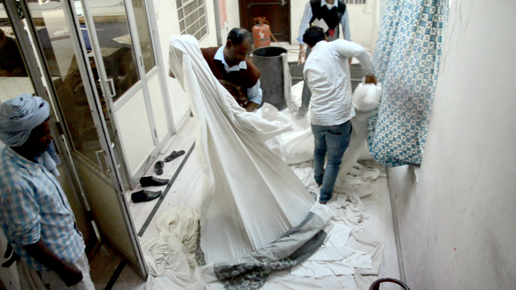 revealing extract printed fabric