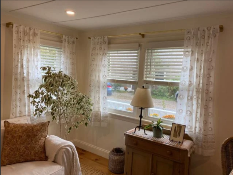 hygge style living room in neutral colors