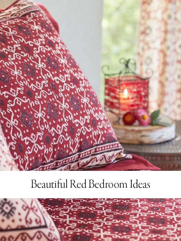 Red bedroom ideas