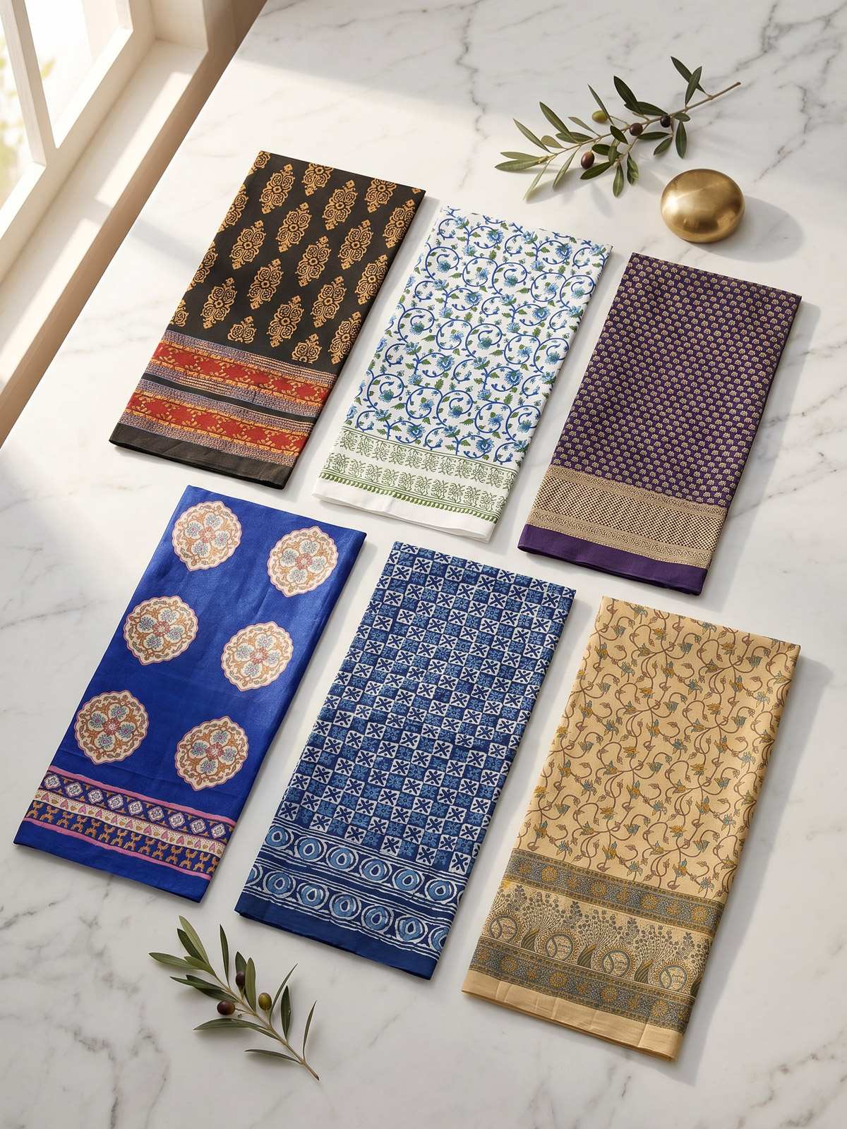 The Printers Studio Collection ~ Hand Block Printed Fabrics