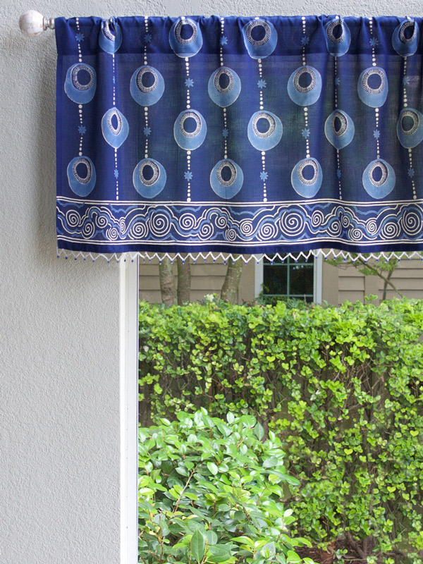 Celestial Embrace - Blue ~ Window Valance