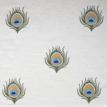 colorful holiday table settings peacock feather table linens