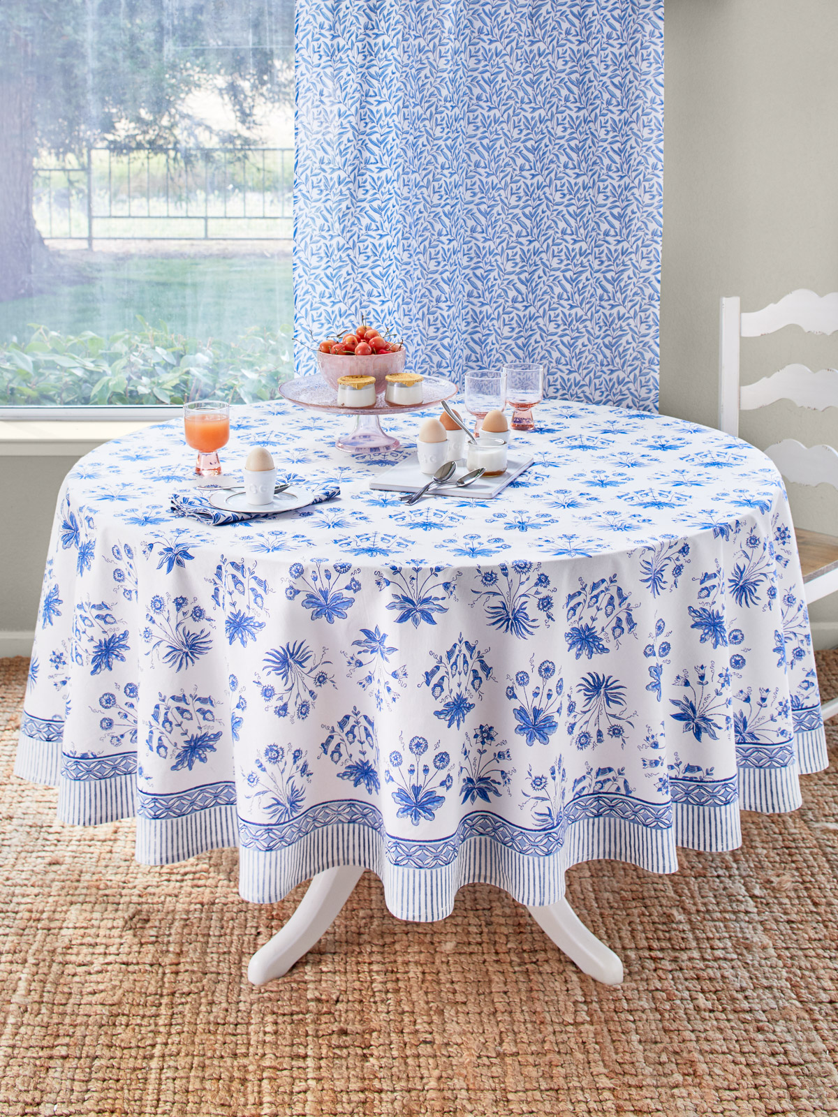 English Gardens ~ Round Tablecloth
