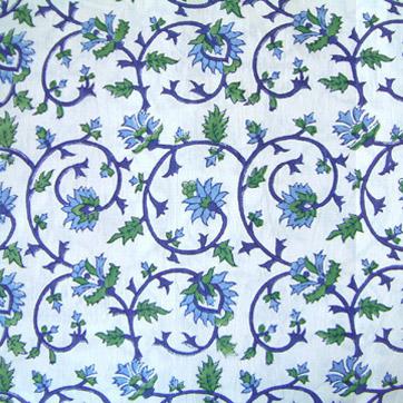 exotic turquoise floral linens