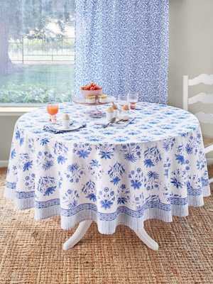 English Gardens ~ Round Tablecloth