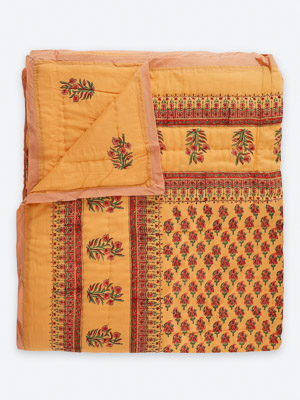 Indian Summer ~ Jaipuri Razai Quilt