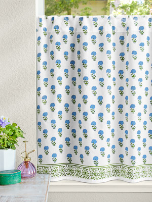 Moonlit Taj (CP) ~ Kitchen Curtain