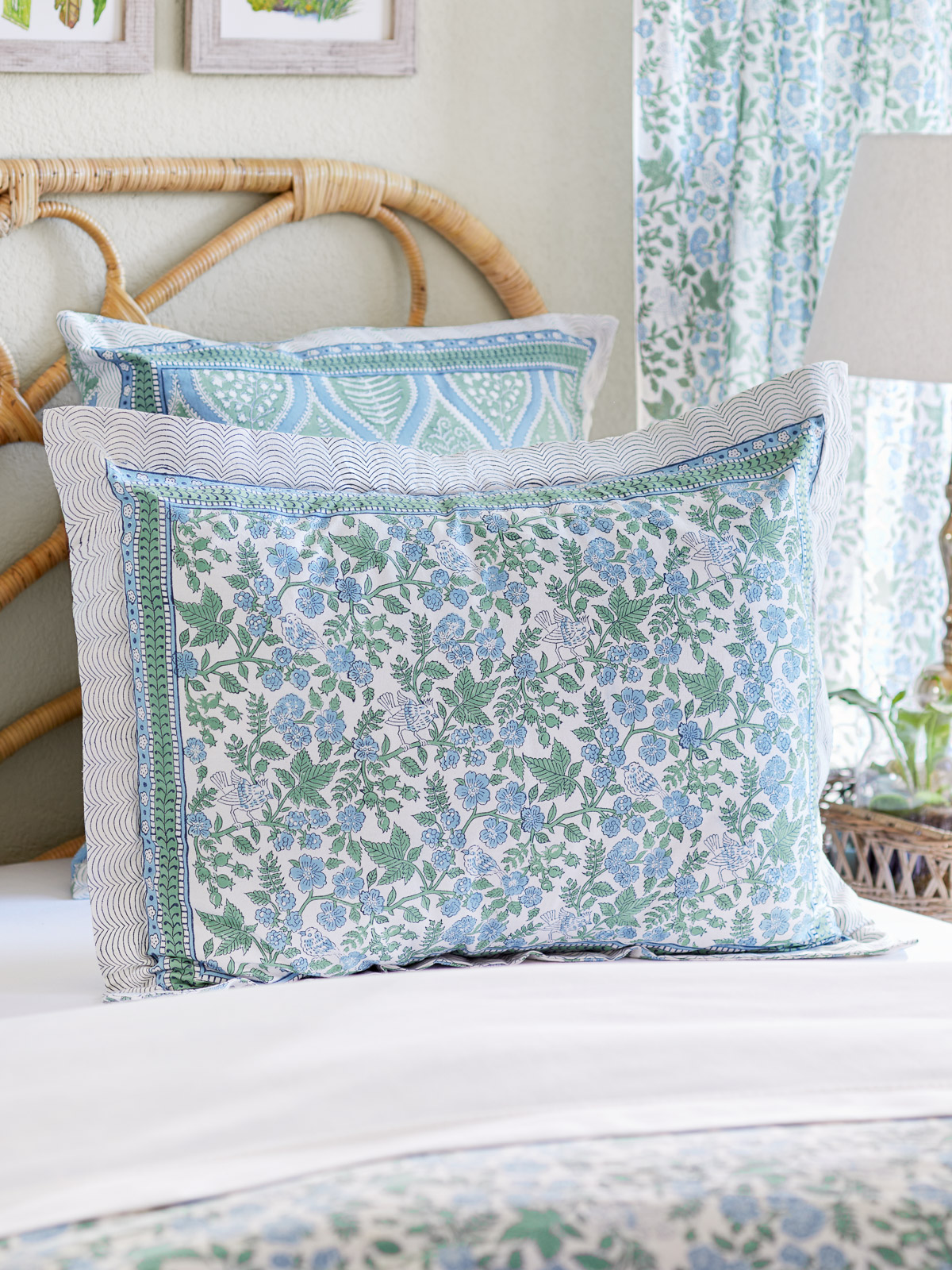Woodland Ferns (CP) ~ Botanical Print Pillow Sham Cover